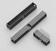 137 series 2.54mm Shrouded header with straight  / angled pins & SMT Type